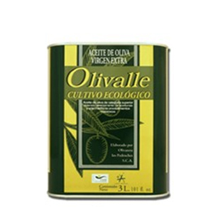 Olivalle, extra virgen olijfolie, biologisch, 3Ltr.